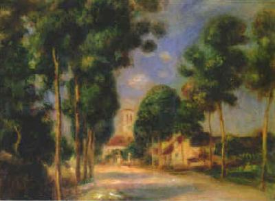 Pierre Renoir The Road To Essoyes France oil painting art
